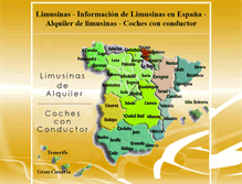 Tablet Screenshot of limusina.es